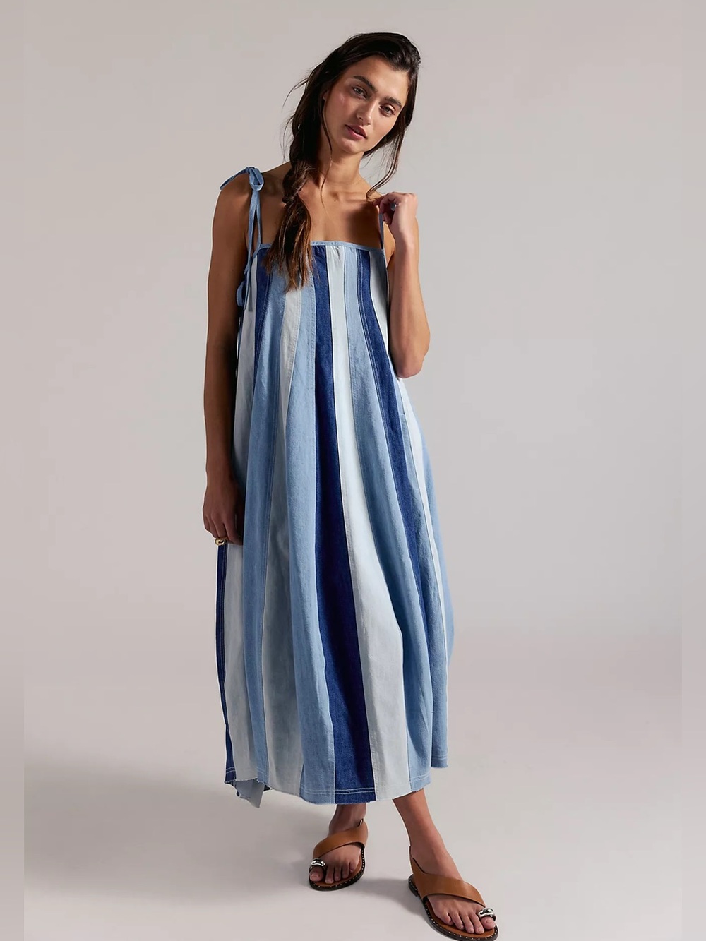 Latta Denim Midi Dress